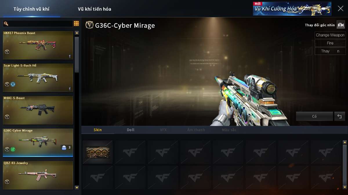 shop acc cf uy tin gia re